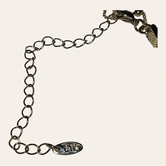 REVOLVE X ETK BY ETTIKA CHOKER NECKLACE FAUX SUEDE WITH STUDS/GOLD ACCENT DANGLE - Picture 12 of 13